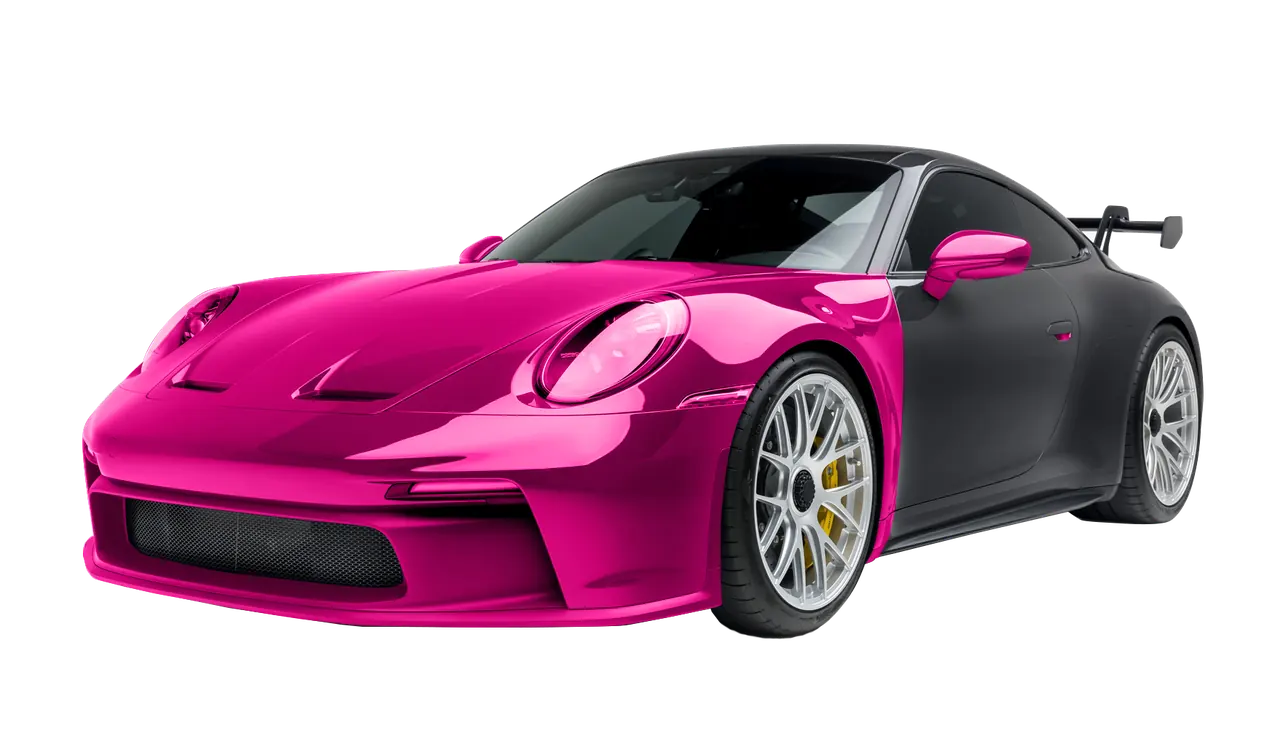 Full front paint protection film coverage